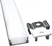 20 PCS x 1M U Wide Style LED Aluminium Channel Profile Holder for LED Strip Light 1M Bar Lamp