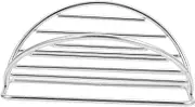 Alipis Stainless Steel Taco Holder Stand for Air Fryer Oven Taco Rack Burritos and Tortillas Easy Clean Space Saving Design Versatile Serving Tray for Kitchen Use