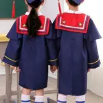 兒童博士服幼兒園學士服拍照衣服畢業袍博士帽中小學生畢業照服裝兒童博士服幼兒園學士服拍照衣服畢業袍博士帽中小學生畢業照服裝