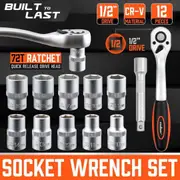 1/2" Ratchet Socket Wrench Set Extension Bar - 12 pieces