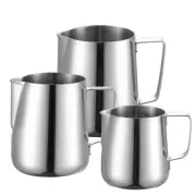 350/600/1000ml Milk Frothing with Scale Stainless Steel Coffee Cup Latte