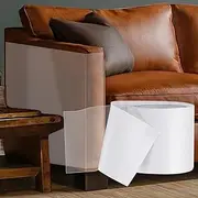 sourcing map Anti Cat Scratch Furniture Protector, 1 Roll 197" x 1.9" Single-Sided Sticky Couch Protector from Cat Claws, Clear Protectors from Cats Scratching for Sofa Corners, Walls, Doors