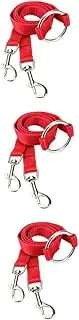 3pcs Double Leash for Dogs Dog Leashes for Medium Dogs Pet Hauling Cable Two Dog Leash Dog Leash for 2 Dogs Dog Hauling Cable Heavy Duty Dog Leash Extending Leash Puppy Leash Red