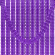 9.8ft Four-Leaf Garland, 12 Pack Tissue Paper Hanging Flower, Dark Purple