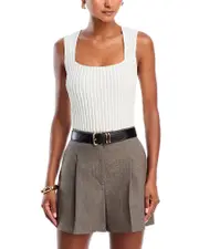 French Connection Ottoman Crinkle Knit Tank