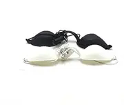 Eyeglasses Laser Light Protection Safety Goggles IPL Beauty Clinic Customer (White) + 1* Eyeglass Glasses Laser Light Protection Safety Goggles IPL Beauty Clinic Customer (Black)