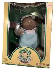 Cabbage Patch Kids-1983 Preemie Male African American Doll- Dillon Silvester NIB