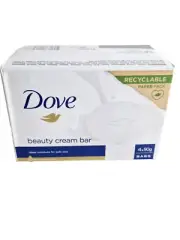 Dove Original Beauty Cream Bar Soap 4 x 90g, Gentle Cleanser, Moisturising soap