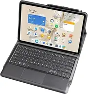 Touchpad Keyboard Case Compatible with Xiaomi Pad 7 Ultra 14 inch (2025), Magnetic Removable Wireless Keyboard Cover with Pen Holder for Mi Pad 7 Ultra (Black)