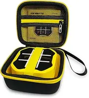 XEGIMOR Case for GiiKER Tic Tac Toe Bolt Game, Tic Tac Toe Bolt Game Case for GiiKER 3-in-1 Handheld Puzzle Game Console Carrier Accessories(Only Case) (Yellow-Black)