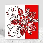 Christmas Flower Leaf Metal Cutting Dies for DIY Scrapbooking Photo Album Decorative Embossing Paper Card