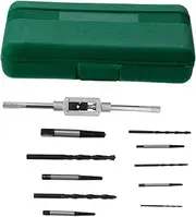 BAZEITFLOW 11pcs Damaged Screw Extractor Broken Bolt Remover Tool Kit for Stripped Screws Portable Storage Box Included for Brick