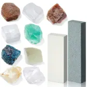 Moh's Hardness Test Kit 11 Piece Mineral Include 9 Rock Mineral...