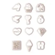 Valentine s Day Clay Cutters DIY Cake Clay Earring Cutters or Earrings Making