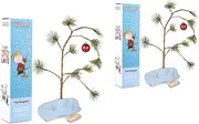 24-Inch Charlie Brown Christmas Tree with Linus's Blanket, 2-Pack