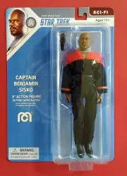 STAR TREK MEGO TOPPS DEEP SPACE NINE CAPTAIN BENJAMIN SISKO FIGURE