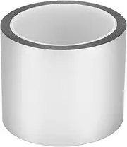 X AUTOHAUX 1 Roll Universal Air-Release Adhesive Pinstripe Tape Matte Automotive Pinstriping Tape Silver Tone 164.04ft x 3.15"