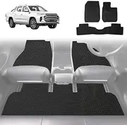 Outback GT 6D Diamond Custom-Fit Car Floor Mats, Compatible with for LDV T60 Max 2017-Current | Heavy Duty | Anti-Slip | All Weather Protection | Car Accessories