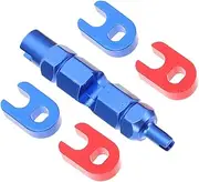 Sosoport 1 Set Bike Core Removal Tool Aluminum Alloy Tire Repair Kit for French Nozzle Slip Labor Saving Design Easy Disassembly Assembly for Efficient Bike Maintenance