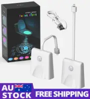 New Toilet Bowl LED Night Light Motion Activated Seat Sensor Bathroom Lamp Light