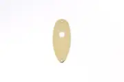 Flat Jackplate for Stratocaster Charvel Schecter Boss Tone Brass