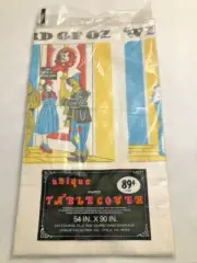 Vintage Wizard of Oz Paper Tablecloth, 54"x 90", Unique, 1975
