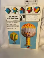 1972 albatros lyceum Classic Balloons 3D Scale Model Book