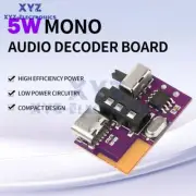 DC3.5V-5V 10W Type-C Bluetooth Mono Audio Amplifier Decoder Board TWS 3.5mm DIY