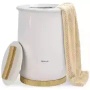 NEW SEALED KEENRAY BUCKET TOWEL WARMER MODEL CL1 WHITE WITH AROMATHERAPY TRAY
