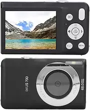 Digital Camera for Photography, 8K HD 68MP 16X Zoom Vlogging Camera with 2.7 Inch Screen, Timer Shoot Beauty Filter Compact Point and Shoot Digital Cameras (Black)