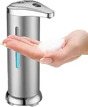 Hand Soap Dispenser – Automatic Touchless Soap Dispenser, Large Capacity | Sensor, Easy Refill, Waterproof, Durable ABS, Ideal for Bathroom Kitchen Office, Hands-Free Pump