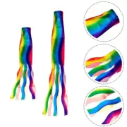 Colorful Rainbow WindSock Flag for Home Decoration and Events 140cm Length