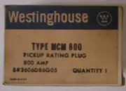 WESTINGHOUSE Type MCM 800 Rating Plug 800 Amp 2606D86G05