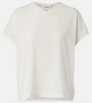[Khaite] Khaite Devra cotton-blend top AU 14 white