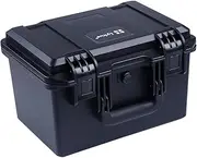 Lykus HC-3020 Waterproof Hard Case with Customisable Foam Insert, Interior Size 30x20x20cm, Suitable for Pistol, DSLR camera, Lenses and Others