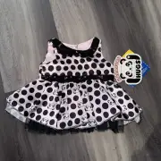 NWT Vintage Build A Bear Harajuku Dress Panda Pink Plush Dress 2013 RARE HTF