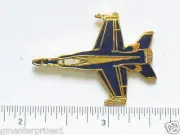 Blue Angel Millitary Airplane Aircraft Pin , Cloisonne , (**)(bin)