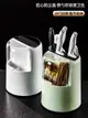 旋轉式刀架帶蓋瀝水廚房多功能刀具餐具一體式置物架 (8.3折)