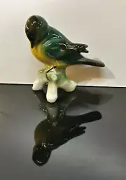 9942954-ds Wagner&Apel Porcelain Figurine Bird Titmouse H8cm