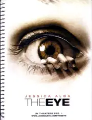 The Eye 2008 movie promo spiral bound blank notebook or notepad (Jessica Alba)