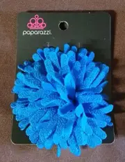 Paparazzi Neon Garden Blue Hair Clip Accessory