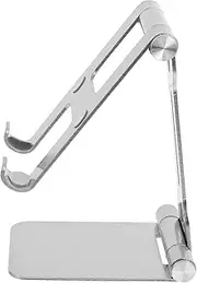 jojofuny Desktop Tablet Stand: Adjustable Cellphone Stand 270° Swivel - Foldable Aluminum Alloy Holder - Stable Mobile Phone Holder for Desk
