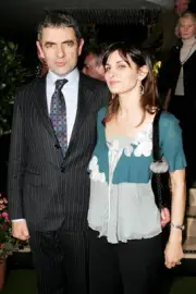 Actor Rowan Atkinson his wife Sunetra attend the aftershow party f- Old Photo