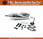 HD Rear Mount Tuned Exhaust Pipe (SS Style) Fits HPI, Rovan and KM Baja Buggy...