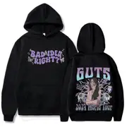 Guts Olivia World Tour Hoodie Olivia Rodrigo Hooded Sweatshirt SNNGV black XXL