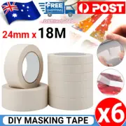20 Yard Masking Tape Painting Crepe Paper 24mm Painter Painting Cove Craft AU