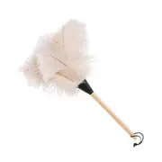 NEW Redecker Ostrich Feather Duster White 50cm