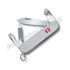 Victorinox Cadet Alox Silver 9 function Swiss Army Knife with nail file
