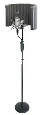 Samson C01 Studio Condenser Recording Microphone+Vocal Booth+Stand+Shock Mount