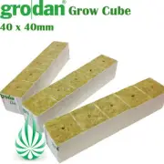 Hydroponics Grodan Rockwool Grow Cube Media 40x40mm Grow Medium Cutting Seeding